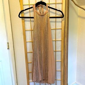 Fringe flapper style mini dress